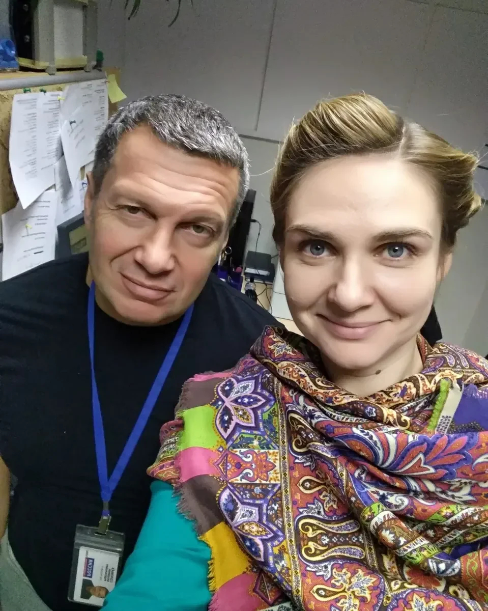 Vladimir Solovyev and Anna Shafran. Фото: Facebook